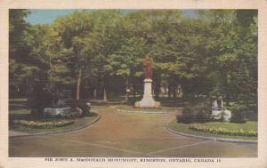 Sir John MacDonald Monument - Kingston, Ontario, Canada - Linen