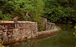 AR - Ozarks. Blanchard Springs. Old Mill Dam