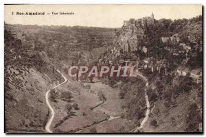 Postcard Old Rocamadour Vue Generale