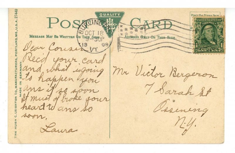 VT - Lake Champlain. Cedar Beach & Maple Lodge