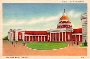 Expos New York World's Fair 1939 Section Of The Court Of States