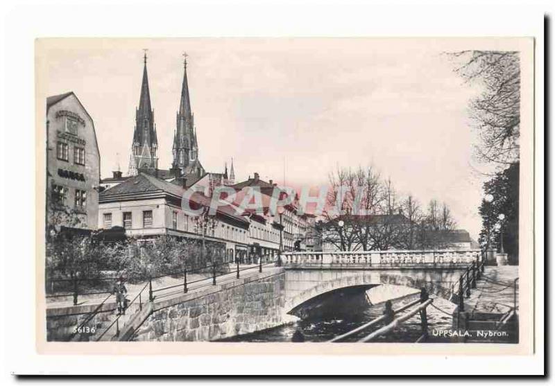  Sweden Uppsala Nybron Modern Postcard Sweden