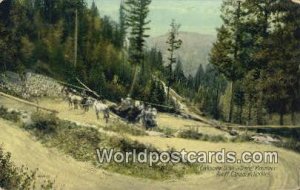 Corkscrew Drive, Tunnel Mountain Banff, Canadian Rockies Canada 1915 Missing ...