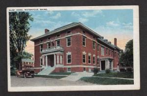ME View of Elk's Home Club WATERVILLE MAINE Postcard