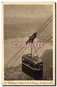 Old Postcard telepherique veyrier of Lake Annecy Annecy and its Lake