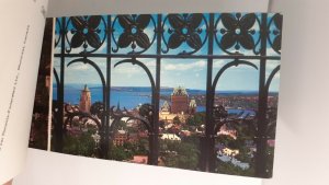 Vintage postcard album with mini photos - Quebec Canada