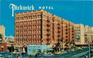 San Diego California 1950s Pickwick Hotel Autos Postcard Frye Smith 21-6631
