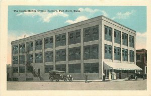 Auto Factory Industry Lakin McKay Fort Scott Kansas 1920s Postcard Kropp 8881