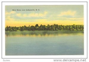 River Scene Near Jacksonville, North Carolina, 1930-1940s