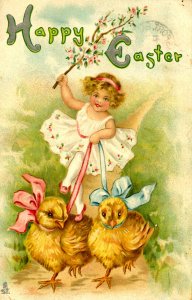 Greeting - Easter   (chicks)  Tuck