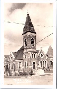 RPPC MOSCOW, ID Idaho     M E CHURCH      c1940s    Postcard