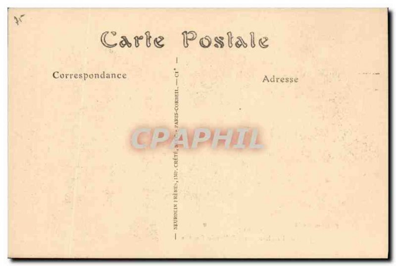 Old Postcard Paris Facade of the Church of Saint Julien the Poor