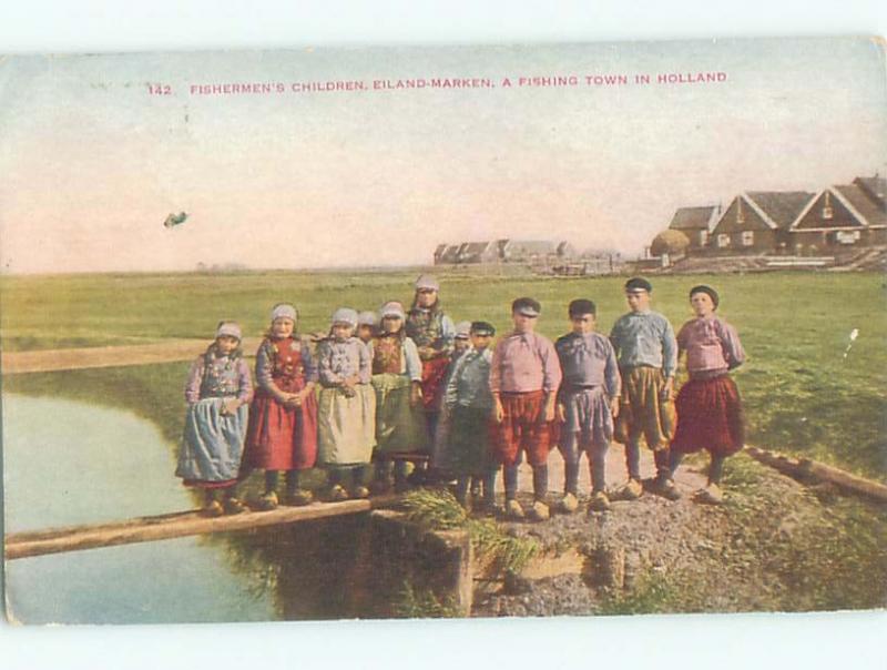 Divided-Back CHILDREN SCENE Great Postcard AA5203