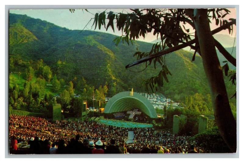 The Hollywood Bowl Amphitheatre California Vintage Standard View Postcard