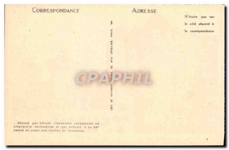 Old Postcard Carcassonne The High Strings