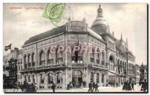 Old Postcard Ostend Belgium The Royal Theater