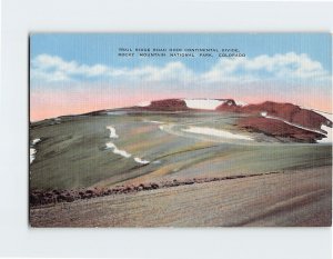 Postcard Trail Ridge Road Over Continental Divide, Rocky Mountain Nat'l Park, CO