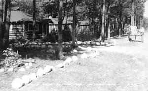 Wittler Cabins Au Train Lake, Real Photo - Au Train, Michigan MI  