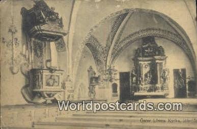 Oster Lovsta Kyrka Sweden Postal Used Unknown 