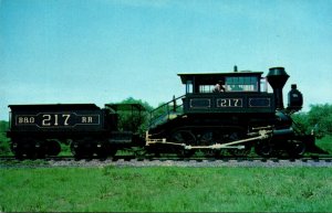 Trains 10-Wheel Camel Passenger Locomotive Baltimore and Ohio Tra...