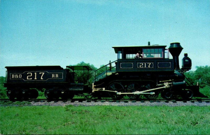 Trains 10-Wheel Camel Passenger Locomotive Baltimore and Ohio Tra...