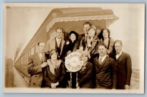 Tijuana Baja California Mexico Postcard New Years Eve Batch Photo 1929 RPPC