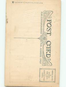 Divided-Back PATRIOTIC SCENE Great Postcard AB0300