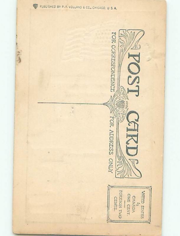 Divided-Back PATRIOTIC SCENE Great Postcard AB0300