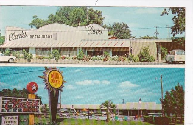 South Carolina Santee Clark's Quality Courts Motel and Restaurant