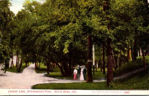 Indiana South Bend Springbrook Park Lovers' Lane 1907
