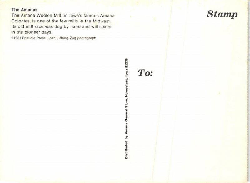 The Amanas, Amanas Colonies  