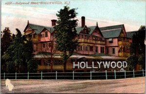 Postcard Hollywood Hotel in Hollywood, New Jersey