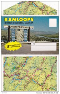 Folder Postcard ; KAMLOOPS , B.C. , Canada , 50-60s