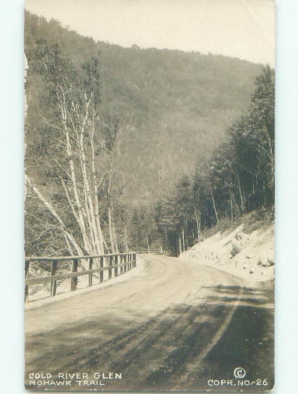 Pre-1920's rppc CHARLEMONT Near Williamstown & Pittsfield & Greenfield MA i5819