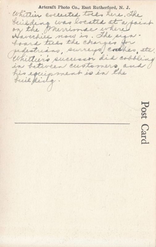 RPPC Dearborn MI, Michigan - Toll House Shoe Shop - Historic Village