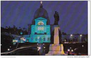 Canada Saint Joseph's Statue and Oratory Of Mount Royal At Night Montrea...