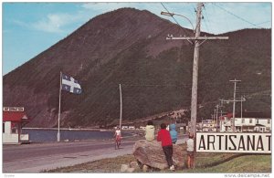 GASPE Nord, Impressive view at Mont St. Pierre, looking East, Province of Que...