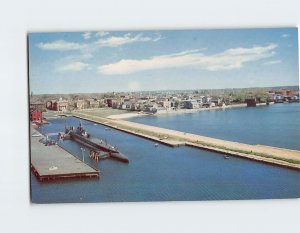 Postcard Derby Wharf Salem Massachusetts USA