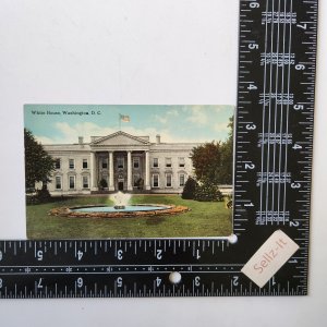 White House Washington DC Exterior Postcard