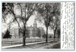 1906 State Normal School Exterior Building Winona Minnesota MN Souvenir Postcard