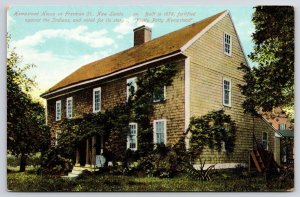 Hempstead House On Freeman St. New London Connecticut Grounds & Plants Postcard