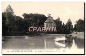 Old Postcard The Banks Of The Chapel of the Rance in Plouër Souhaitie