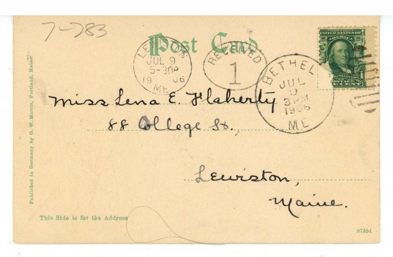 ME - Bethel. Gould's Academy  ca 1906