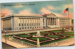 postcard Nashville, TN - War Memorial Building