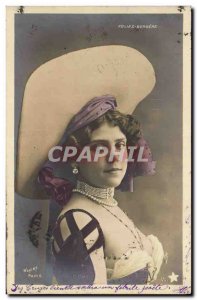 Postcard Old Woman Jewelry Folies Bergere