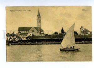 150709 Switzerland ROMANSHORN Church Vintage postcard