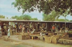 Xipamanine Market Markets Mozambique African Postcard