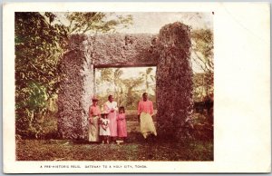 Postcard Tonga Ha'amonga 'a Maui A Pre Historic Relic Gateway to a Holy City