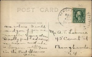 New Castle DE Whipping Post Execution MaCabre c1910 Real Photo Postcard