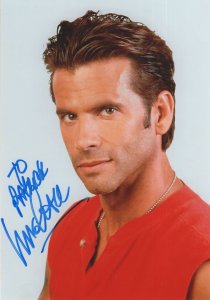 Lorenzo Lamas of Falcon Crest 8x6 Hand Signed Photo